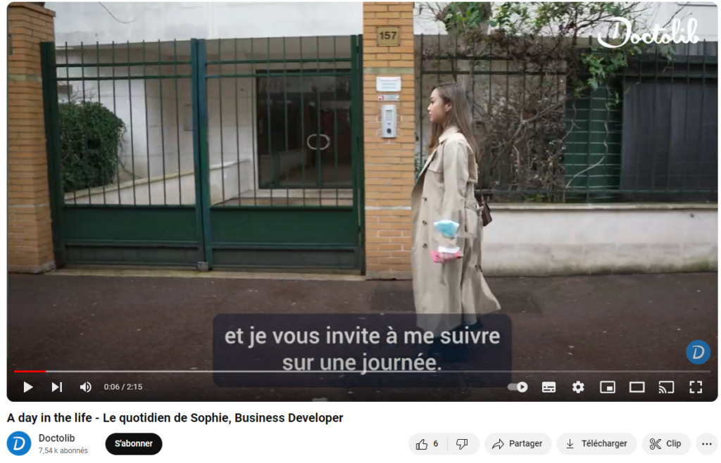 A day in the life - Le quotidien de Sophie, Business Developer